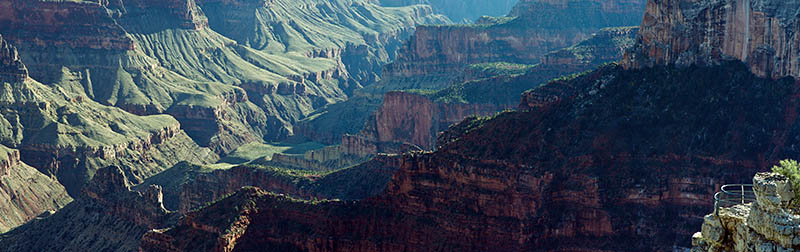 AZ: Northern Arizona Region, Coconino County, Grand Canyon Area, Grand Canyon National Park, North Rim, Grand Canyon Lodge-North Rim, Lodge Overlook, Canyon view [Ask for #275.174.]